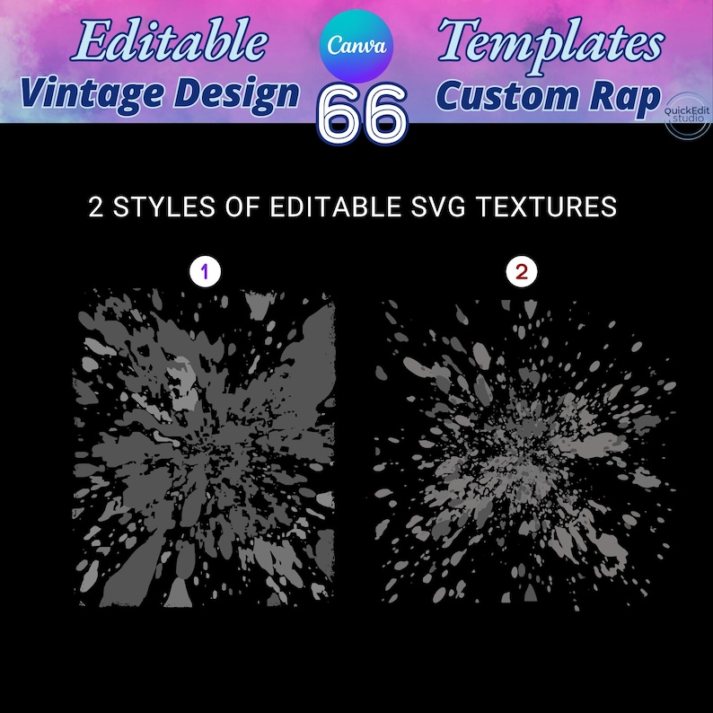 Mega bundle of 66 editable Canva templates for 90s bootleg rap tees. Features high-quality SVG textures with distressed and lightning effects. Fully customizable backgrounds where you can change colors and resize without losing quality. Perfect for DIY vintage shirt designs, graduation 2025 gifts, and professional DTF or sublimation printing. Includes 22 color options and 3 vintage font styles for authentic retro aesthetic.