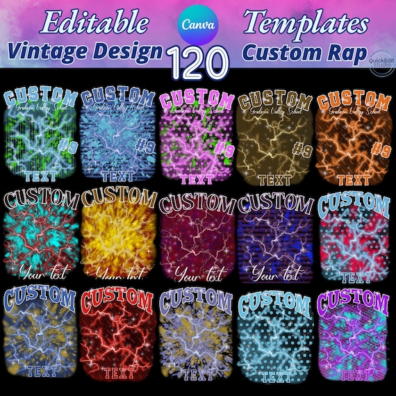 Custom Bootleg Tee, 120 Editable Canva Templates, 90s Rap Tshirt Gift, Insert Your Design