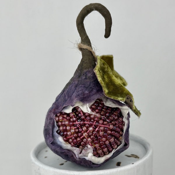 RTS Spun Cotton Vintage look Garden Fruit Fig Christmas St.Valentine  ornament by Brusja Natalja Fjodorova