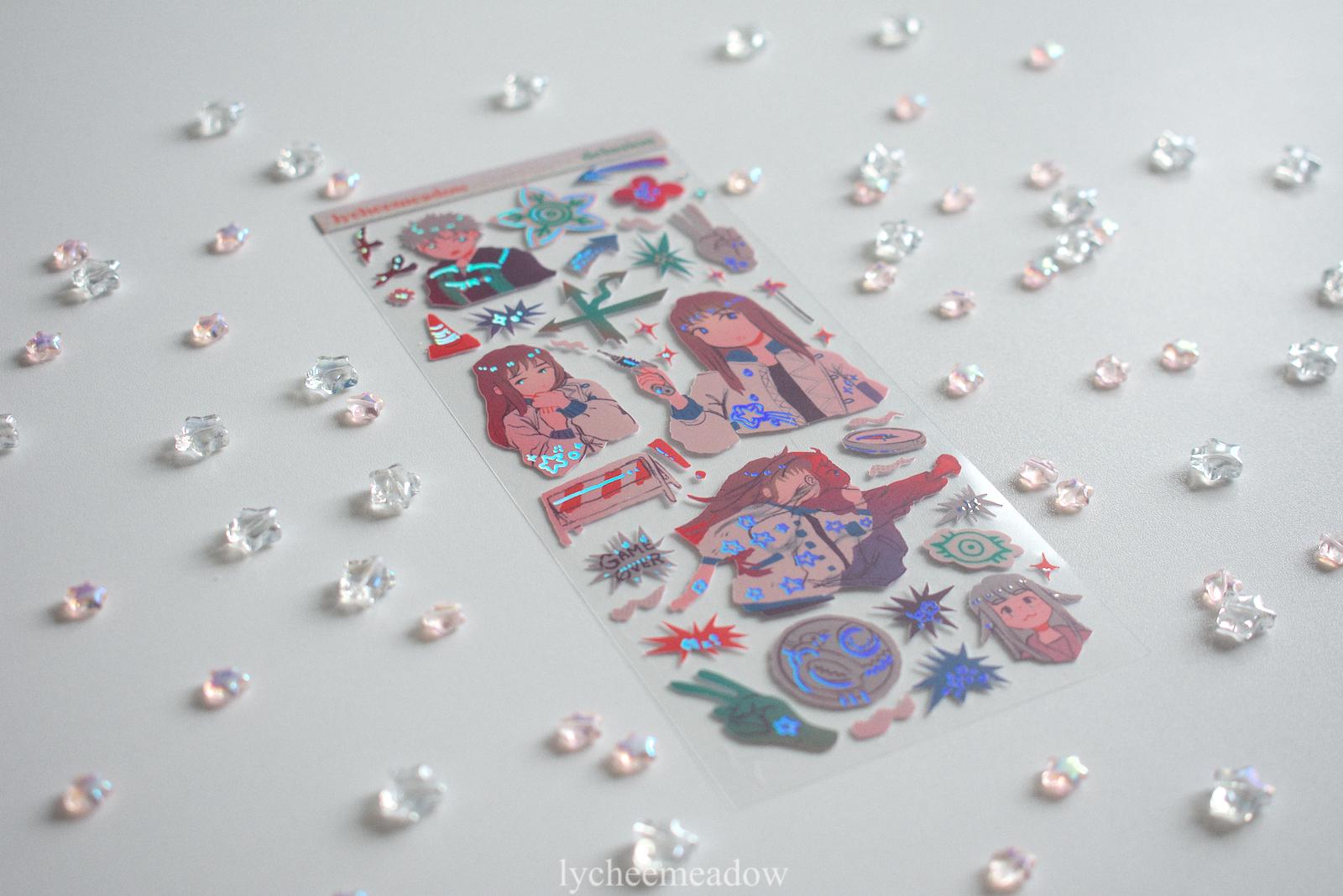 Delusion Graphics Sticker Heaven Delusion Kiruko/maru Shiny Holographic Sticker Sheet ...