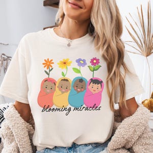 Floral NICU Nurse Comfort Colors Shirt, Neonatal Nurse Shirts, NICU Nursing Gift, Neonatal Nurse Tee, Nicu peds shirt, Plus size Nicu Shirts