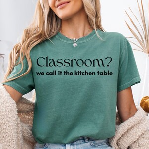 Comfort Colors Funny Homeschool Mama Shirt, Gift for Homeschooler Mom, Homeschooling Life Shirt, Homeschool Gift, Home School Tshirt for Mom