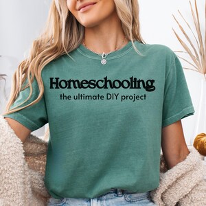 Comfort Colors Funny Homeschool Mama Shirt, Gift for Homeschooler Mom, Homeschooling Life Shirt, Homeschool Gift, Home School Tshirt for Mom