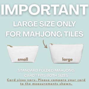 Personalized Mahjong Tote Bag, Custom Large Monogram Gifts, Matching Mahj Tile Bag, Mahjong BagTravel Tote, XL Mahjong Set Bags Mahjong Gift image 7
