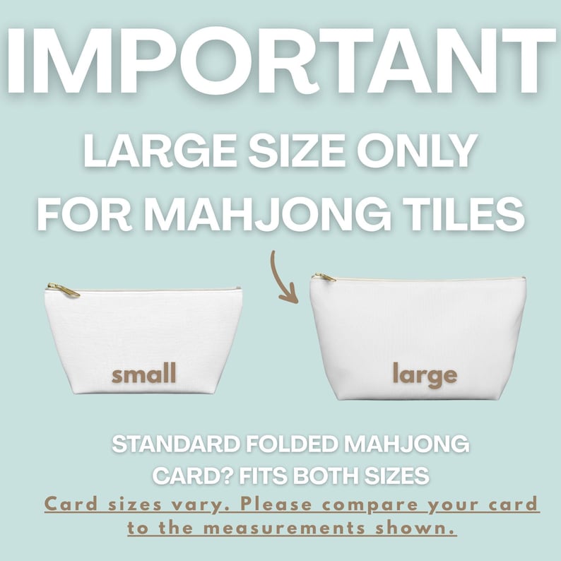 Personalized Mahjong Tote Bag, Custom Large Monogram Gifts, Matching Mahj Tile Bag, Mahjong BagTravel Tote, XL Mahjong Set Bags Mahjong Gift image 7