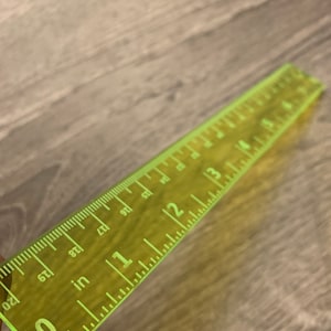 Better Crafts Magnetic Ruler - Flexible Magnet Measuring Tape 12 inch Ruler