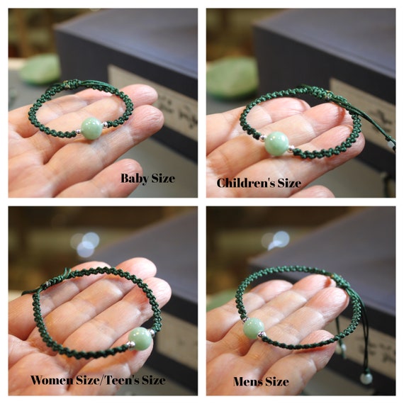 Buy Family Bracelets Jade Apple Green Beads Minimalist Simple