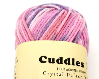 Crystal Palace Fizz Eyelash Yarn #7304 Hot Pink 50 gram 120 yards