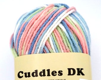 Crystal Palace Yarns, Cuddles, Acrylic, DK, Pastels, 2002