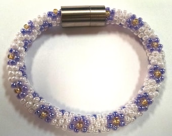 Kumihimo, PATRON, Pulsera, Descargar PDF, Flores, Patrón Kumihimo