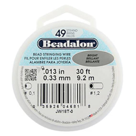 Beadalon Beading Wire 7 strand and 49 Strand .012/" .015/" /& .018/"