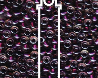 6/0 Violet Magic Lined Crystal, Miyuki 6/0 Seed Beads, 6-3203