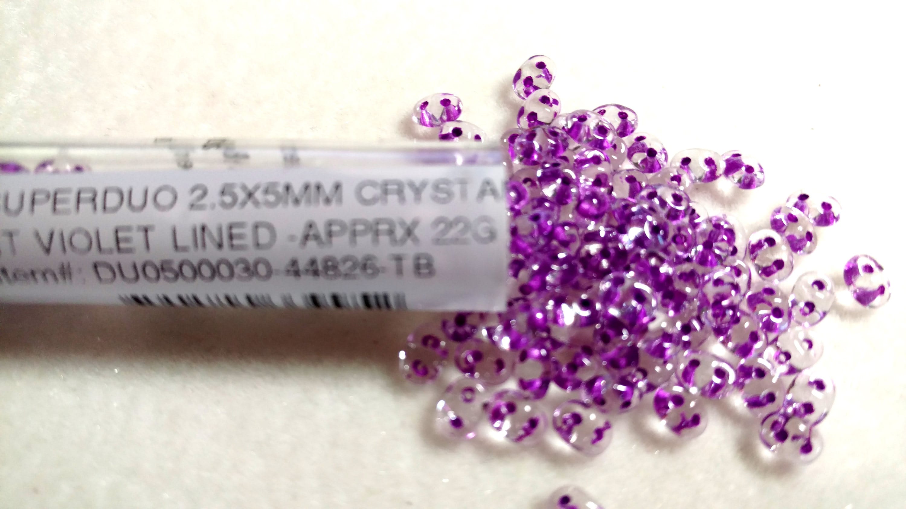Crystal Helio - SuperDuo, 2.5x5mm 22g Crystal Helio - SuperDuo, 2.5x5mm 22g