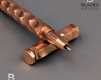 Hammered Copper Ballpoint Pen | Handmade Luxury Gift