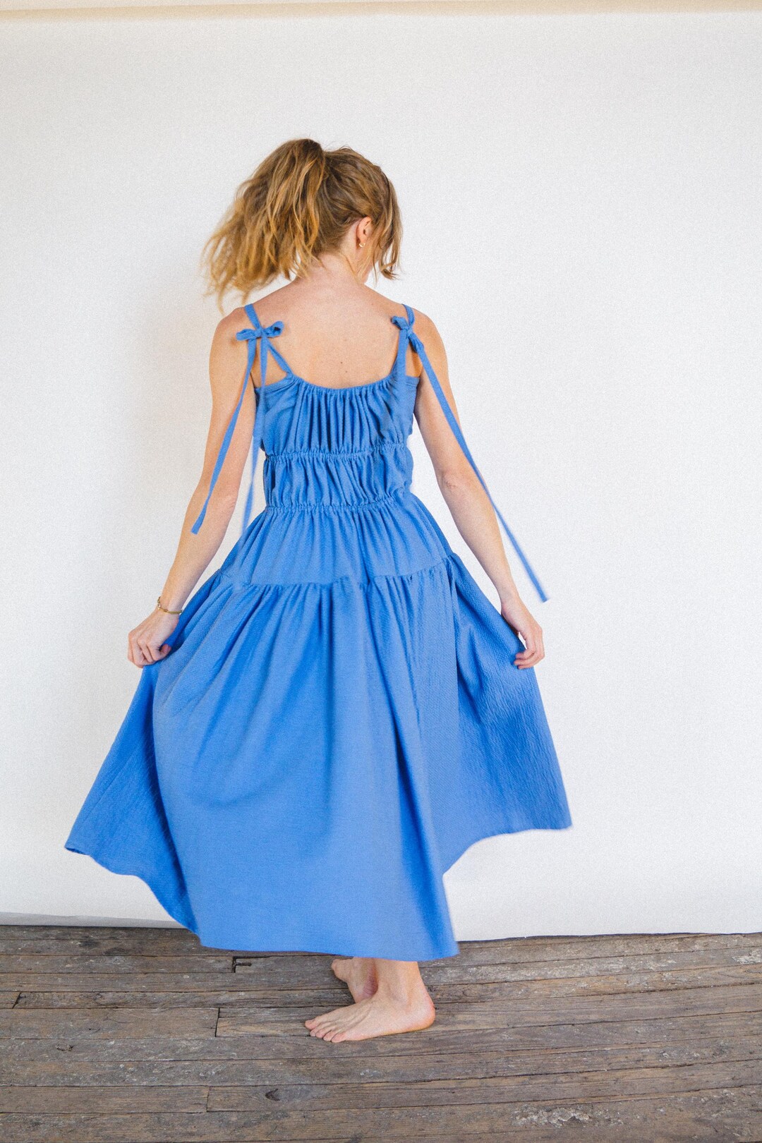 The Constantina Jersey Dress With Bow