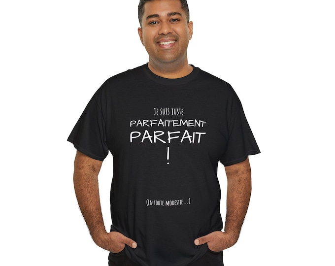 Featured listing image: Perfectly Perfect Unisex T-Shirt, Funny Offbeat T-Shirt