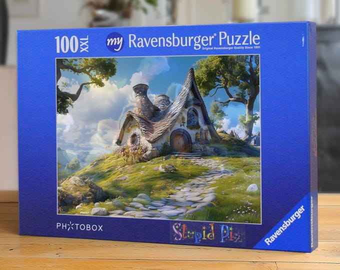 Featured listing image: Wizard House, 100-piece quality puzzle.