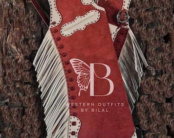 Handmade Suede Leather Western Chaps: Fringe Rodeo Queen Style