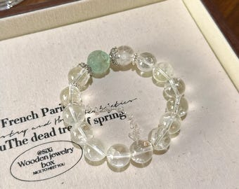 Fluorite Quartz Crystal Bracelet: Clarity, Focus, Energy Balance