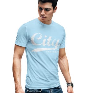 Manchester City - City It&#39;s in the Blood Football Fans T-Shirt