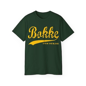 ボッケ 血の中に宿る 南アフリカ スプリングボクス ラグビー Tシャツ