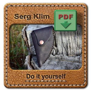 Schnittmuster für Ledermünze, Leder Geldbörse Muster, Leder Münzbeutel Muster, Leder Geldbörse Vorlage, Leder Münzbeutel Tutorial