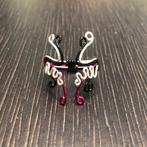 Venomous Alien Inspired Adjustable Wire Ring
