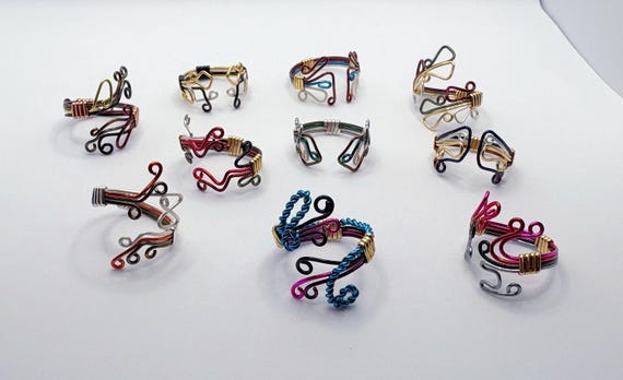 レビューの多い高評価商品特集！ Arcane-steampunk Etsy - Rings Wire Adjustable Inspired アクセサリー