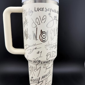 NEW RELEASE COLORS - Disney Character Signature Engraved Stanley Tumbler