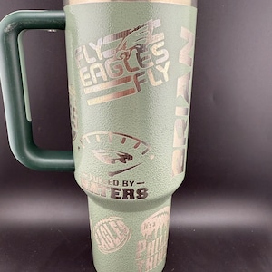 Stanley Quencher - Philadelphia Eagles Theme Engraved Stanley Tumbler