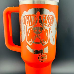 Stanley Quencher - Tennessee Vols Themed  Engraved Stanley Tumbler