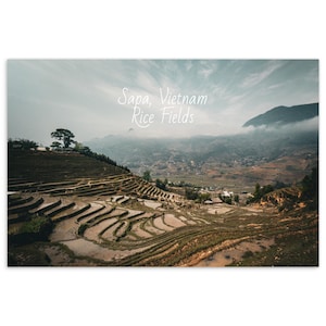 Terraços Esmeralda de Sapa, Vietname Cartão Postal