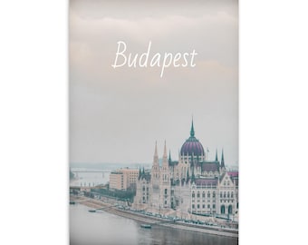 Hungarian Parliament Building in Budapest Postcard