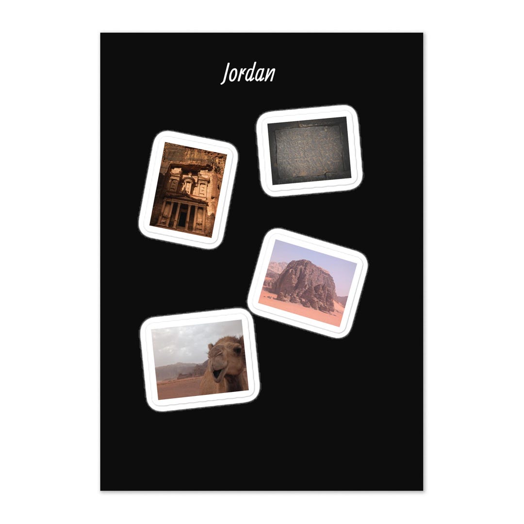Jordan Sticker Cutouts Jordan Photography Sticker Sheet - Etsy