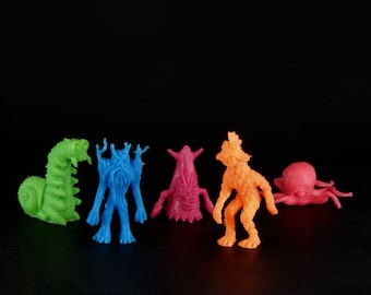 Creature Features: set of hand-cast figures