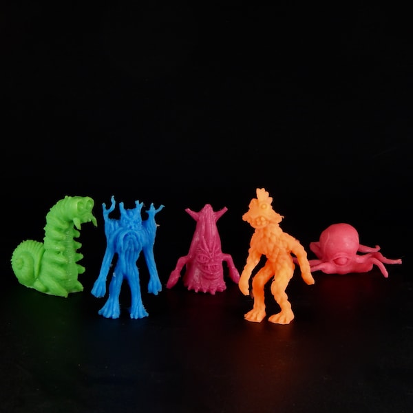 Creature Features: set of hand-cast figures