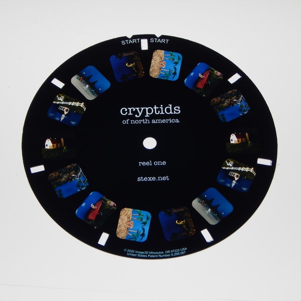 Cryptids of North America: 3D Pictures for View-Master