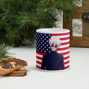 White-Haired Anime Man U.S. Mug