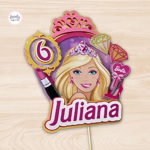 Personalisierter Kuchen Topper für Mädchen Geburtstagsparty - Personalisierter Name & Alter, handgefertigte 3D-Schichten
