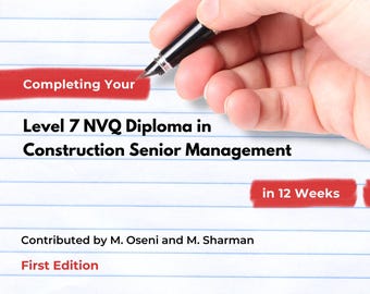 Level 7 gvq-diplom in Bau Senior Managment Kursführer Lehrbuch