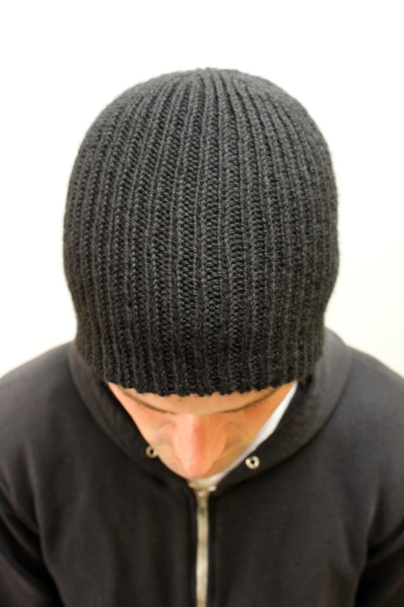 KNITTING PATTERN Simple Ribbed Toque / Joe Hat PDF Etsy