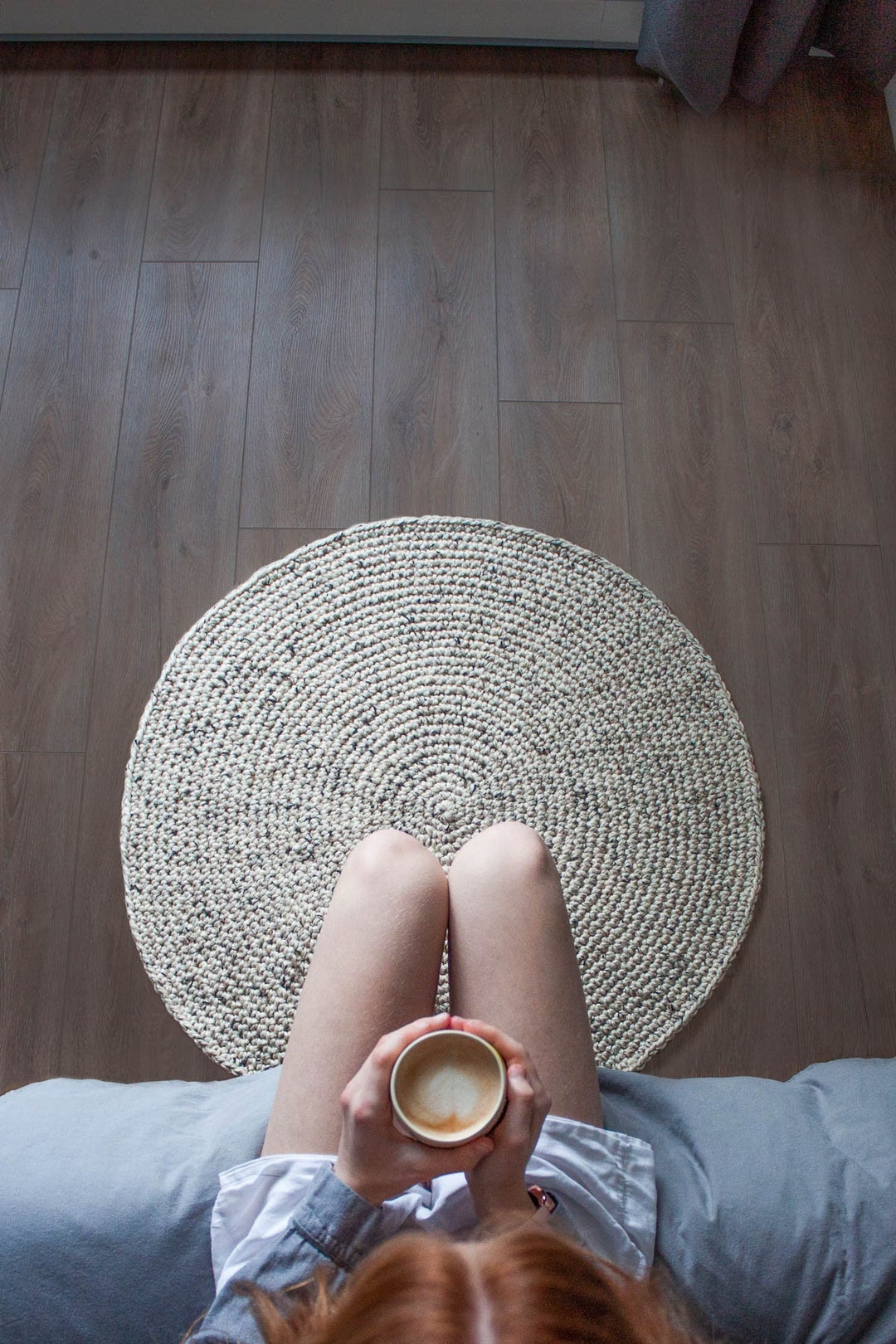 CROCHET PATTERN — Circular Super Bulky Carpet / Circular Crochet Rug ...