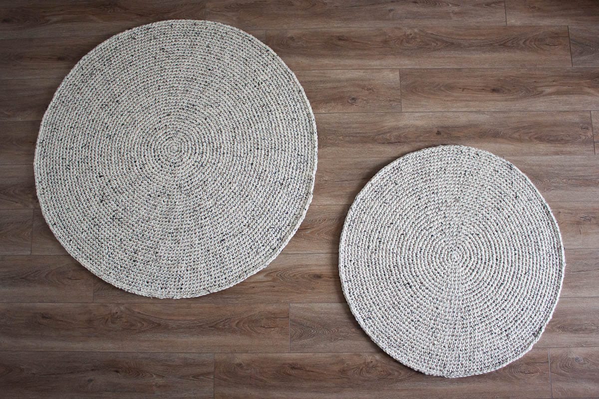 CROCHET PATTERN — Circular Super Bulky Carpet / Circular Crochet Rug ...