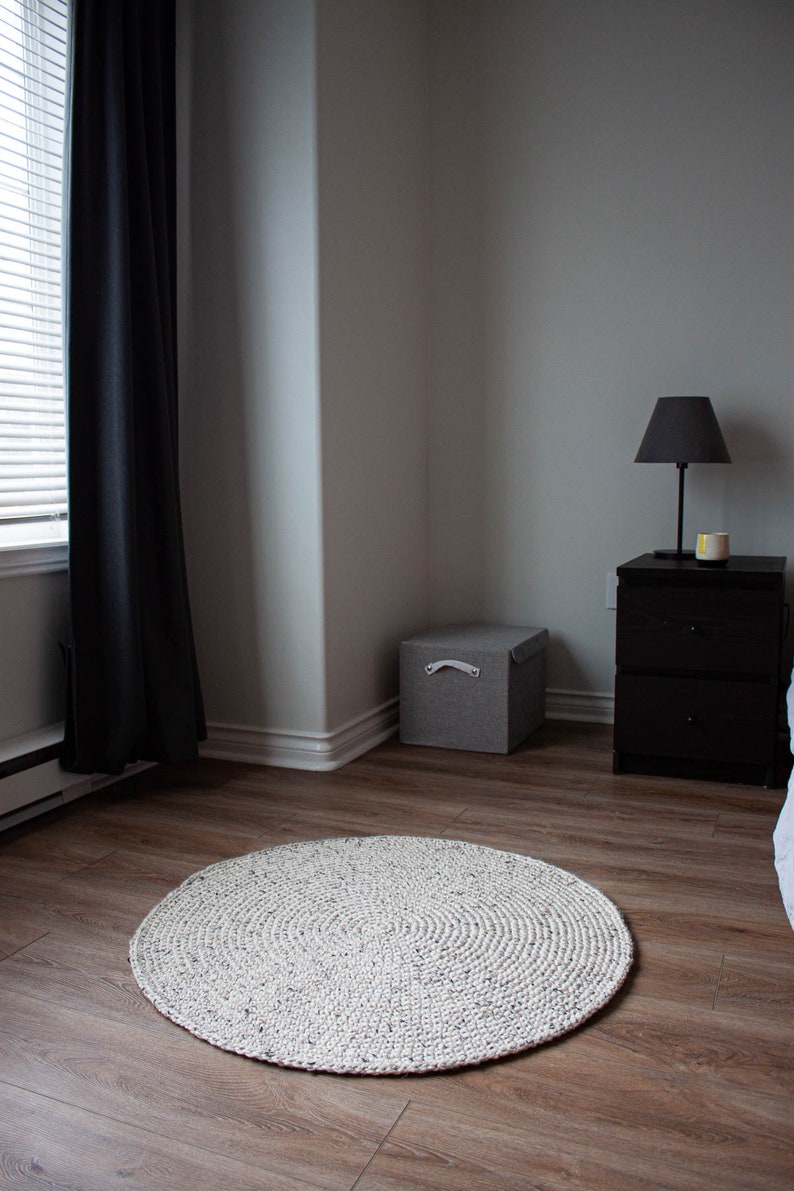 CROCHET PATTERN — Circular Super Bulky Carpet / Circular Crochet Rug ...