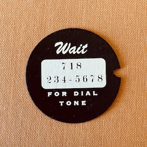 Carte de numérotation personnalisée pour téléphone à cadran