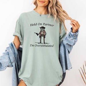 Comfort Colors Cowboy Frog Shirt: Funny Meme Tee image 5