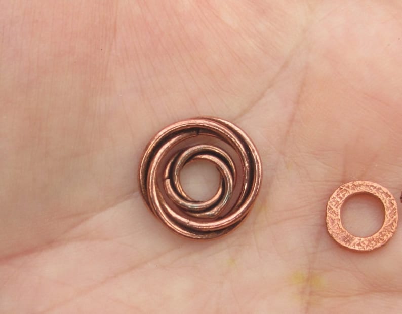 Copper Twist O Ring main image 1