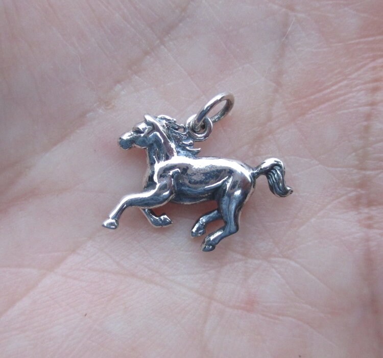 Sterling Silver 925 Unicorn Head Ring - Horse Charm Ring For Women, Size 8 - View #3