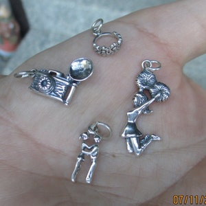 Sterling Silver Camera or Couples Charm-You choose which one