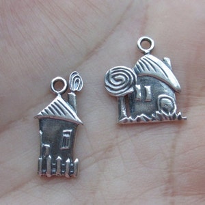 Sterling Silver House Charm(one)You choose which one